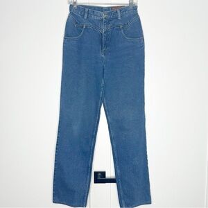 Vintage Lawman Western 90s Jeans blue denim 9 26 2 cowboy unique cotton scallop